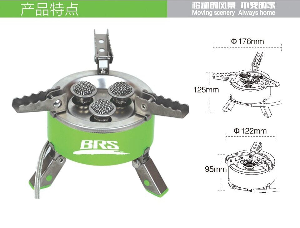 BRS Windproof Folding Powerful Gas Stove