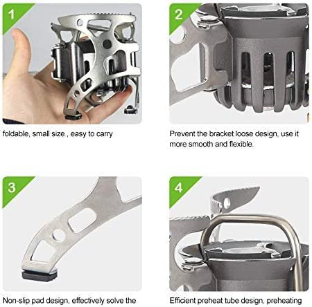 BRS Outdoor Portable Multi-Fuel Oil/Gas Booster +1 Stove