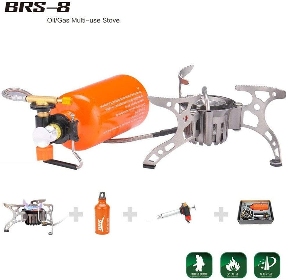 BRS Outdoor Portable Multi-Fuel Oil/Gas Booster +1 Stove