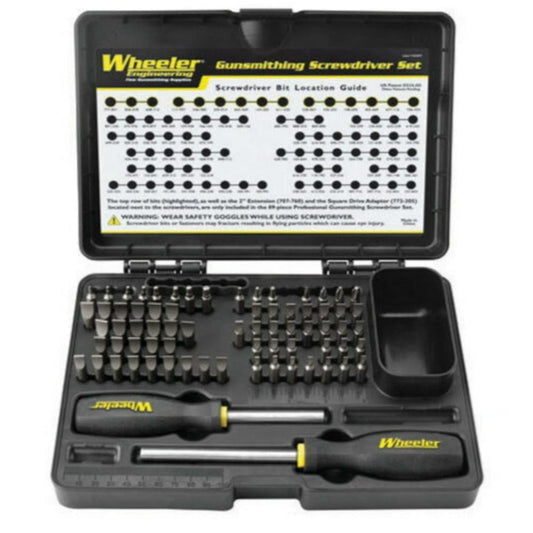 Wheeler 72 Pc Gunsmithing Screwdriver Set