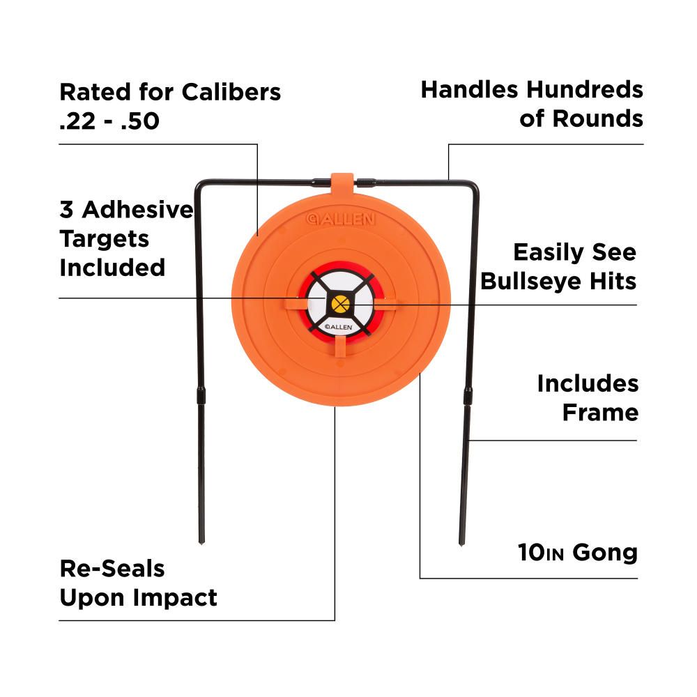 Allen EZ-Aim Gong Target